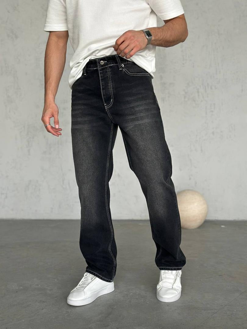 Black Oversized Baggy Denim