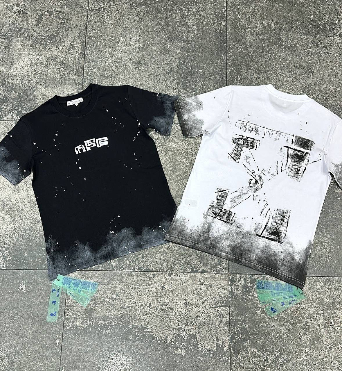 Classic Black & White T-Shirt Set