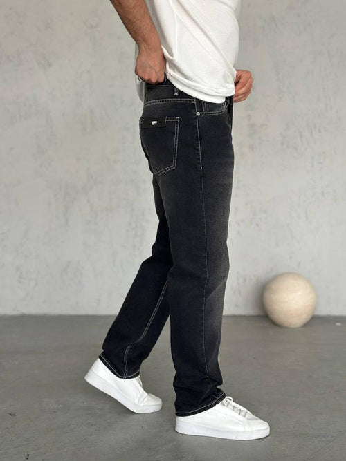 Black Oversized Baggy Denim